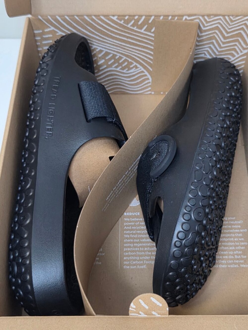 Allbirds Men's 12 Women's 14 Black Sugar Slider Comfort Slides Sandals Sugarcane